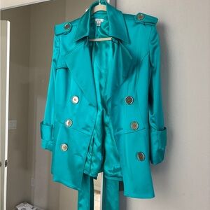 Vintage Cache Teal Coat